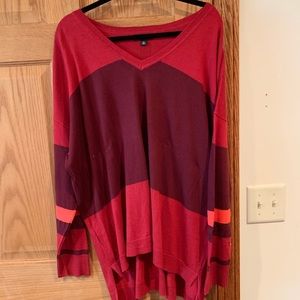 a.n.a. Striped Sweater NWT 3X